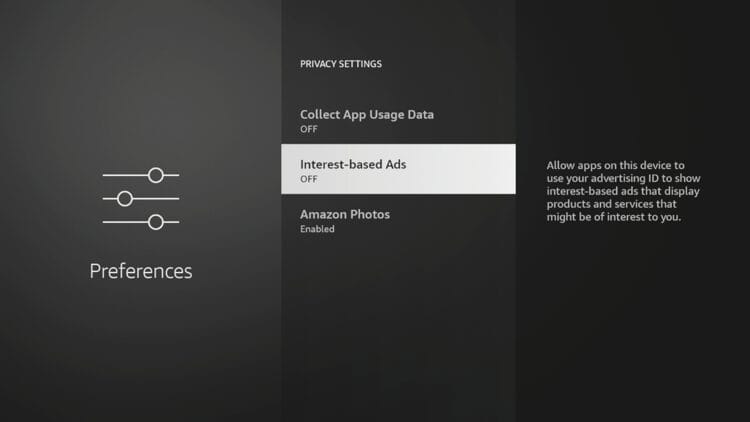 Then turn off Interest-based Ads. This will prevent advertisers from using your specific ID to show specific ads.