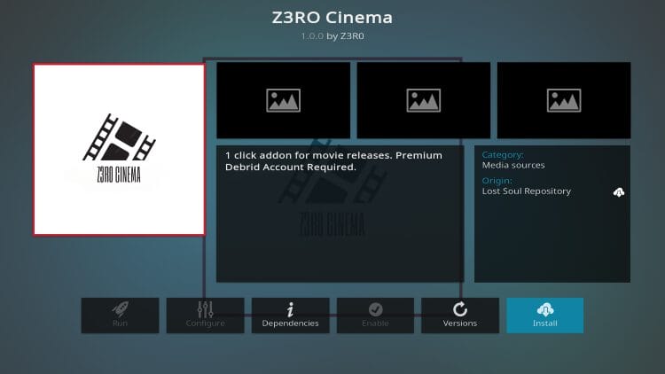 select install