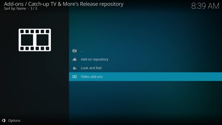 Choose Video Add-Ons