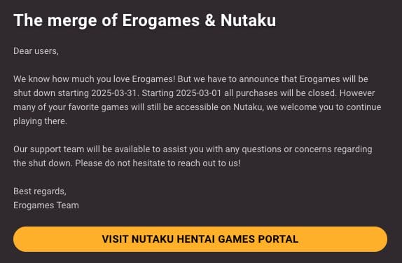 Erogames Natuaku Message