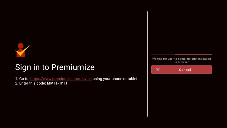 make note of authorization code provided