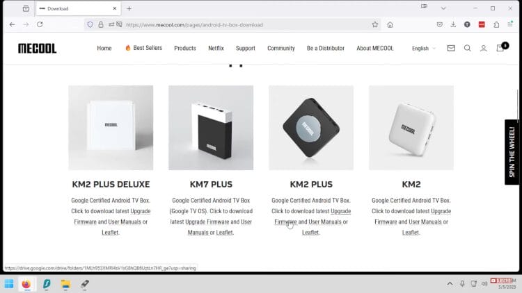 download firmware update for android tv box