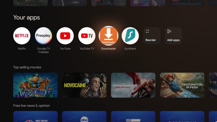 Launch Downloader.