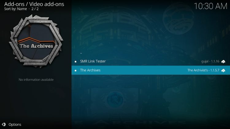 Select The Archives