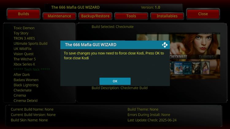 Click OK.