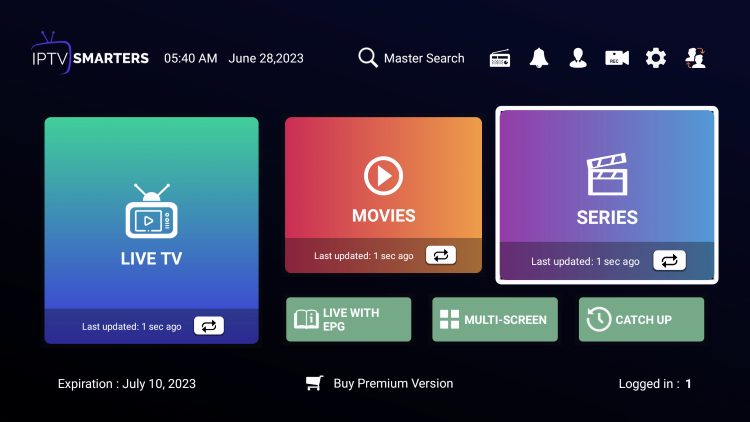 IPTV Smarters App