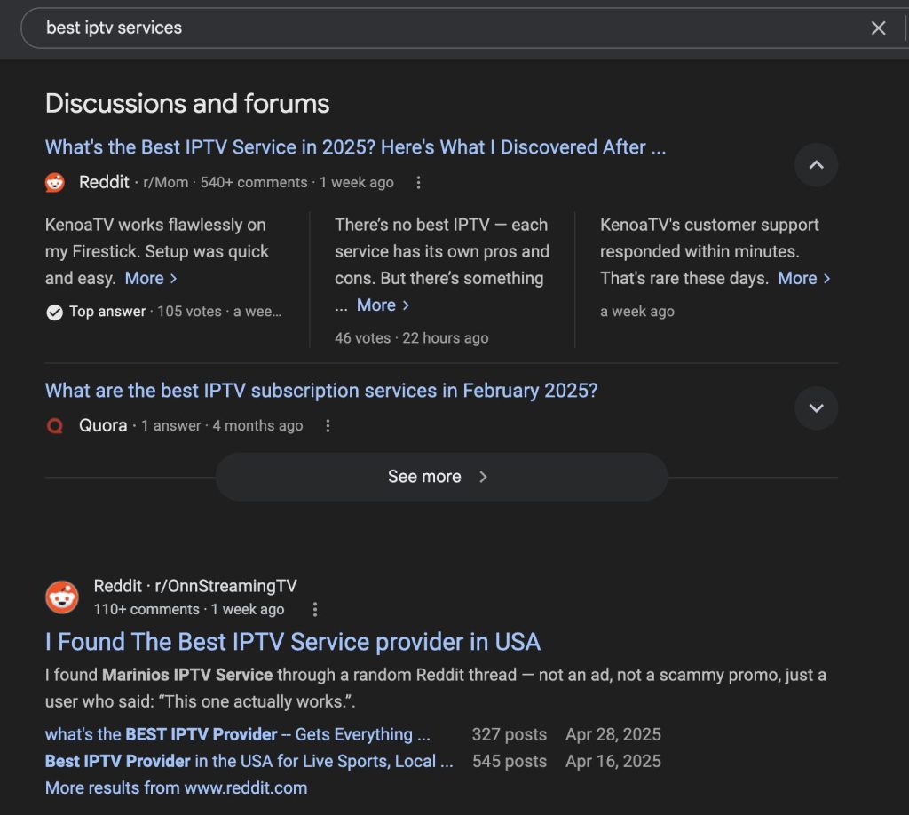 Reddit Cracking Down On IPTV Threads Complete Hypocrisy