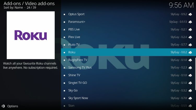 Select Roku