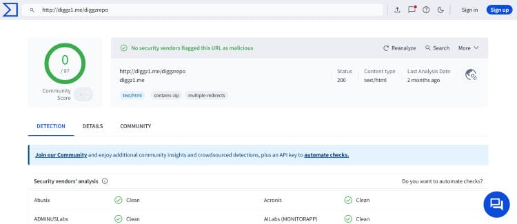 Diggz Xenon Repo Scan