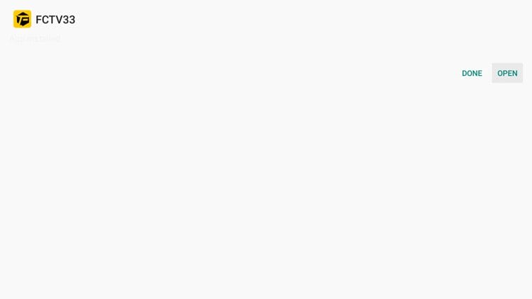 Click Open once the download has completed.