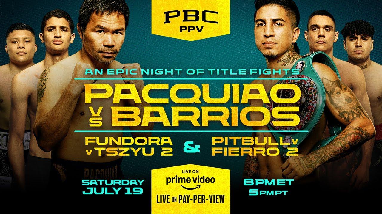 Manny Pacquiao vs. Mario Barrios Fight