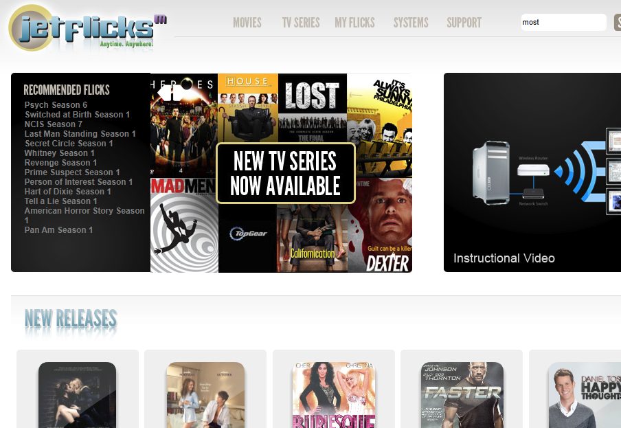 Original Jetflicks Website