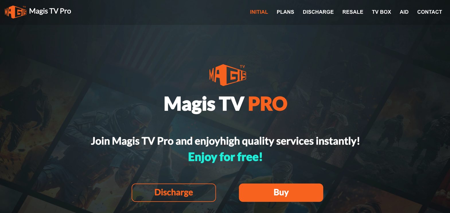 Magis TV Pro Website