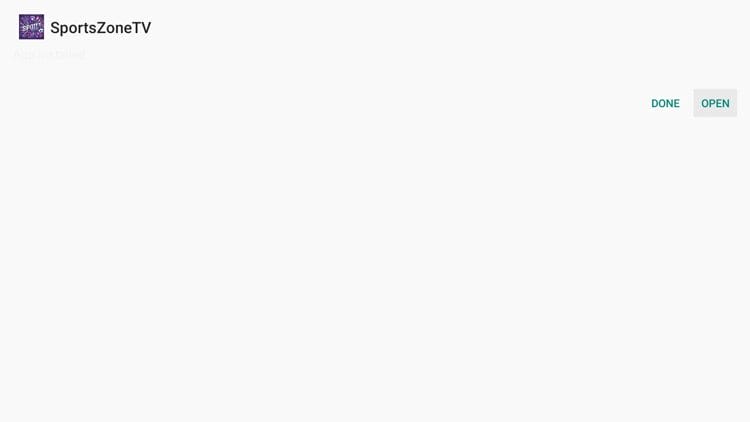 Click Open once the download has completed.
