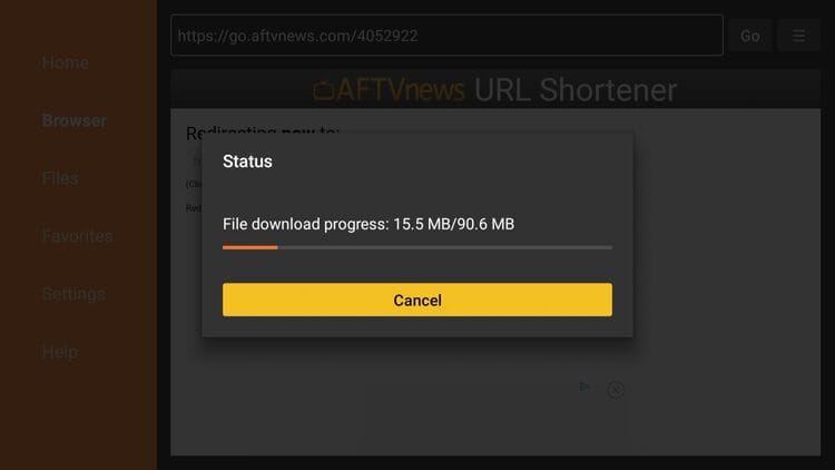 Wait for this application to download.