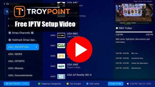 Troy's IPTV secret video