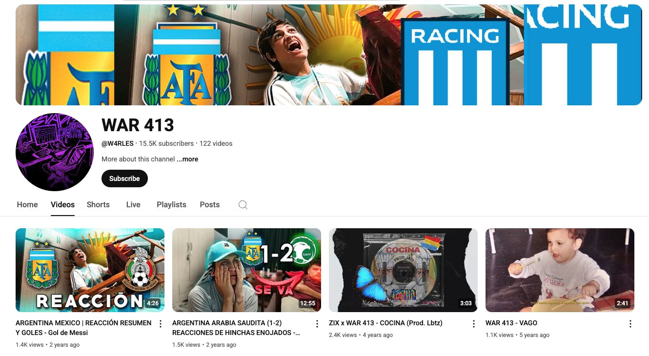 Warles YouTube Channel