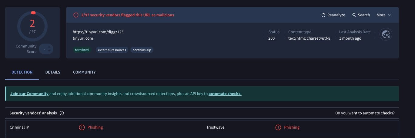 MX Build VirusTotal Scan