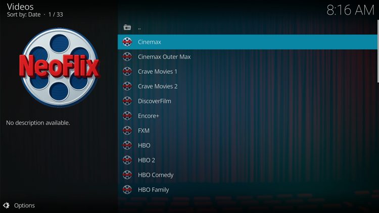 Live Movies Category