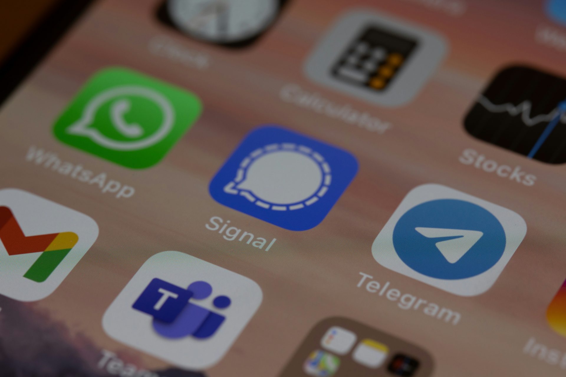 WhatsApp and Telegram
