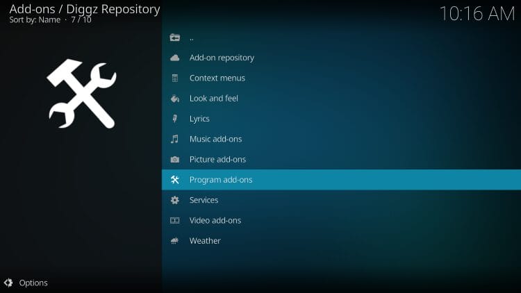 click program add-ons
