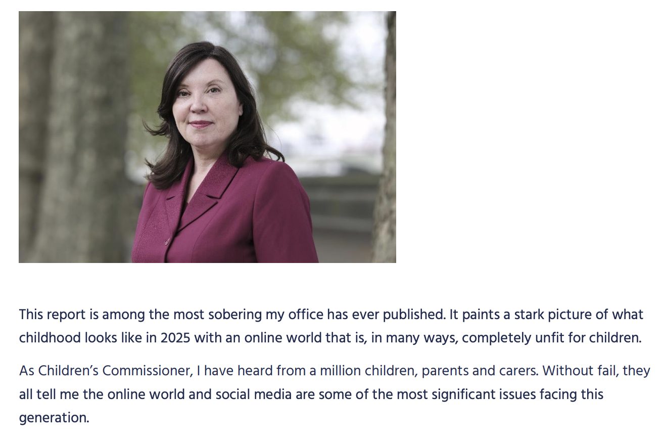 Dame Rachel de Souza in the Report