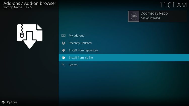 The repo installed message will now appear.