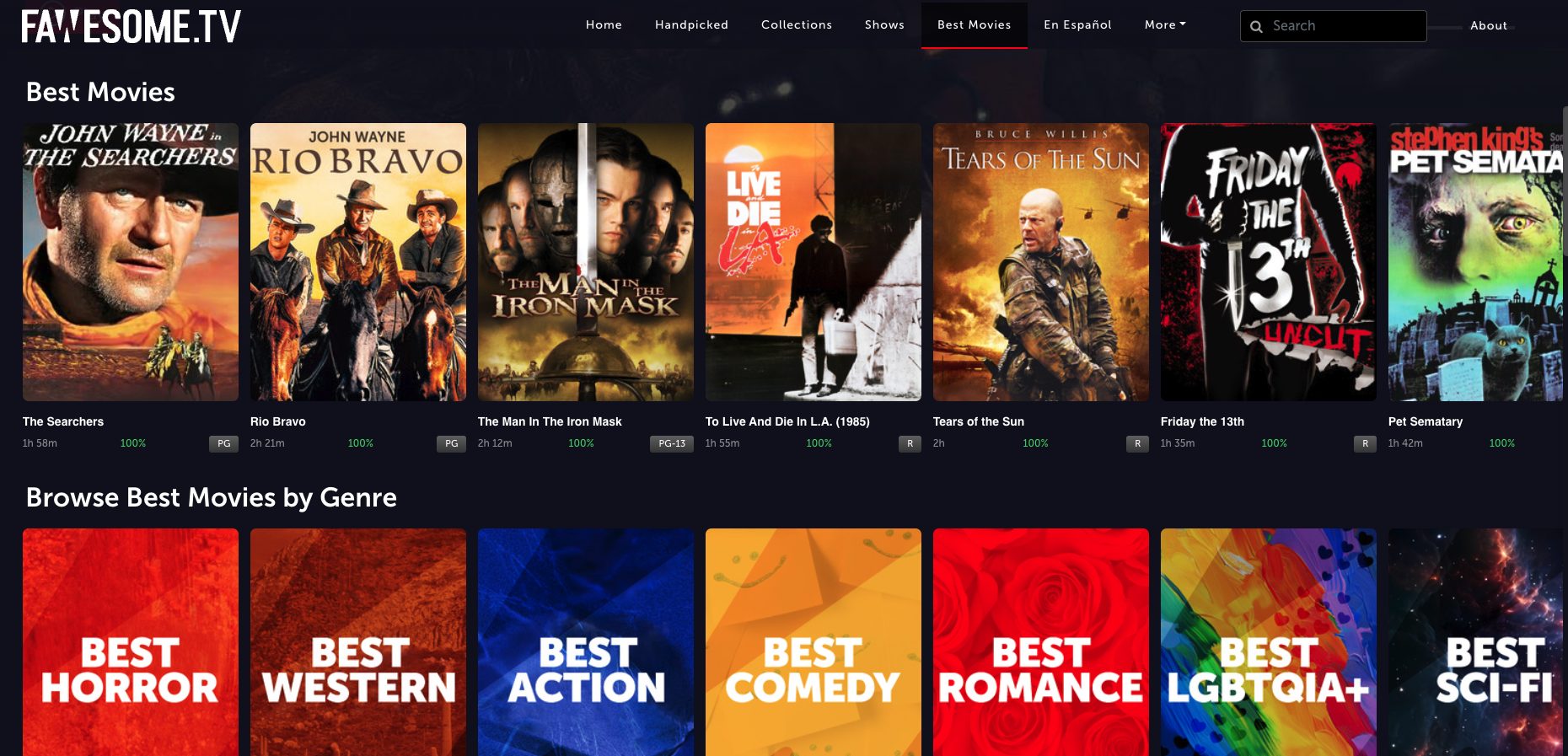 Fawesome TV Website