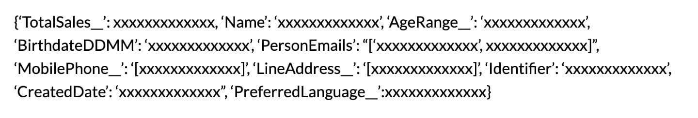 Fields from Gucci data breach