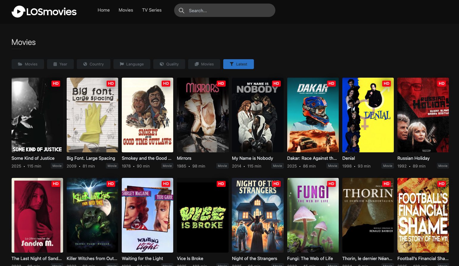 LosMovies Website