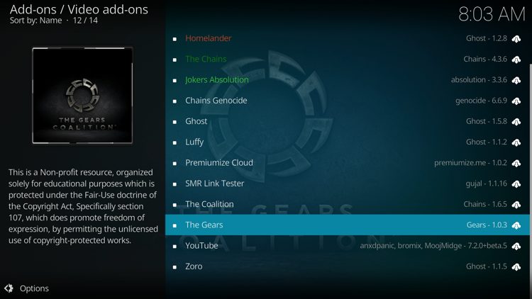 Select The Gears