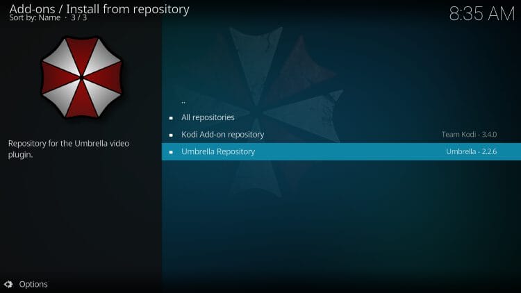 open umbrella repo