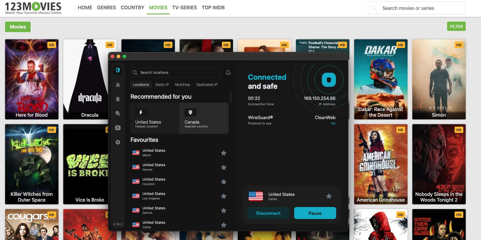 Using Surfshark VPN CleanWeb