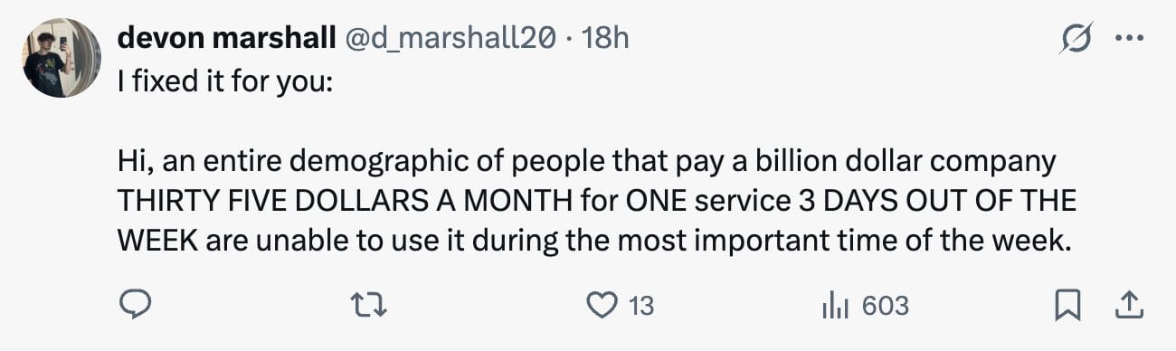 Another Frustrated User on Social Media