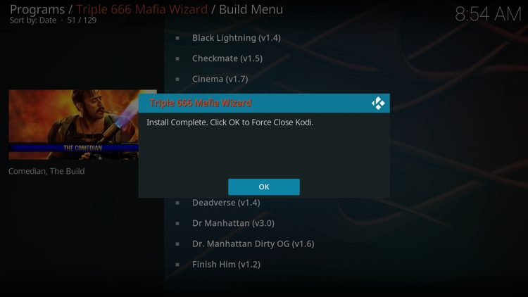 Click OK.