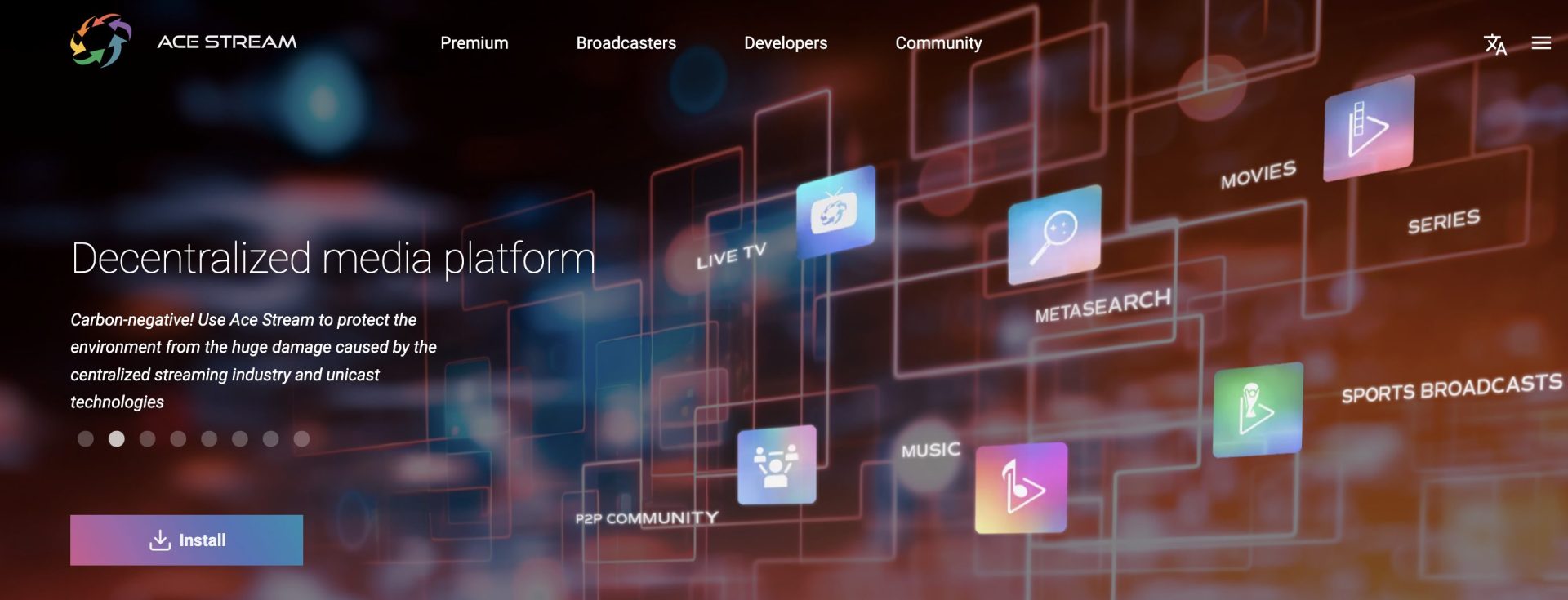 AceStream Website