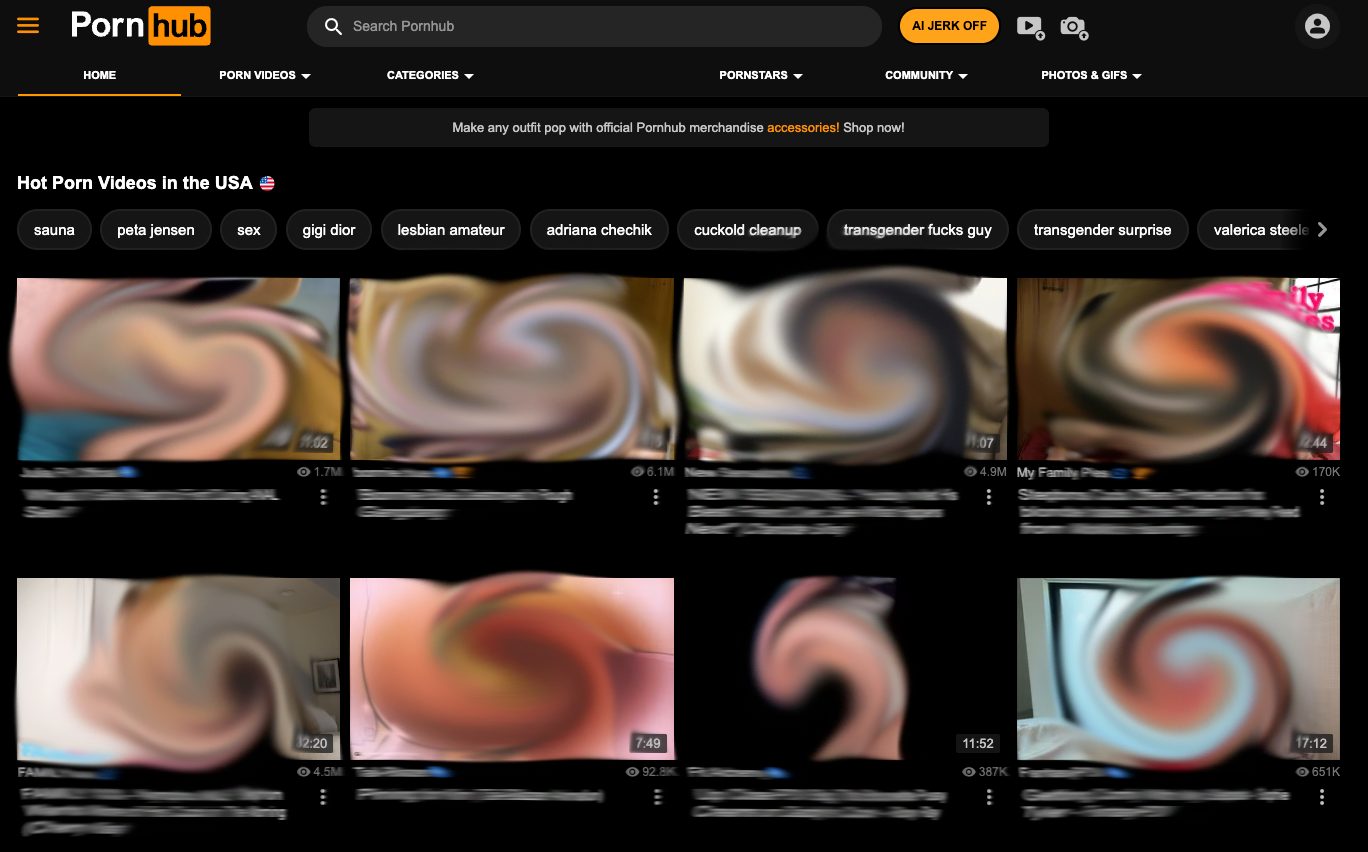 PornHub Website