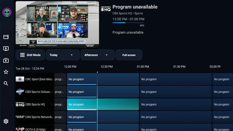 Wave IPTV Interface