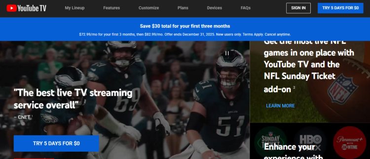 YouTube TV for NBA
