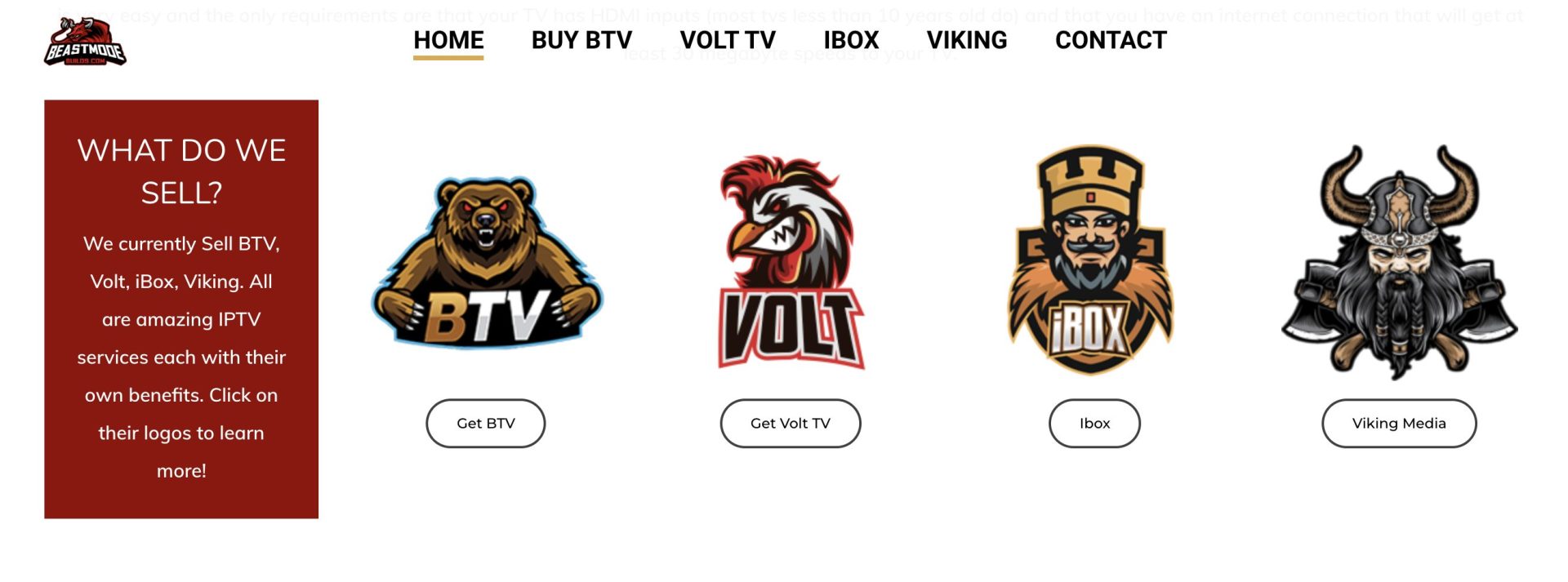 Beast Mode Builds Website