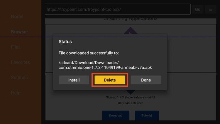 select delete