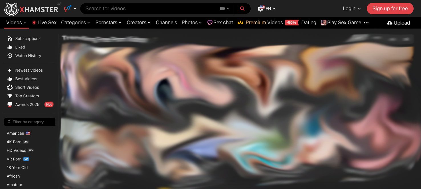 xHamster Website