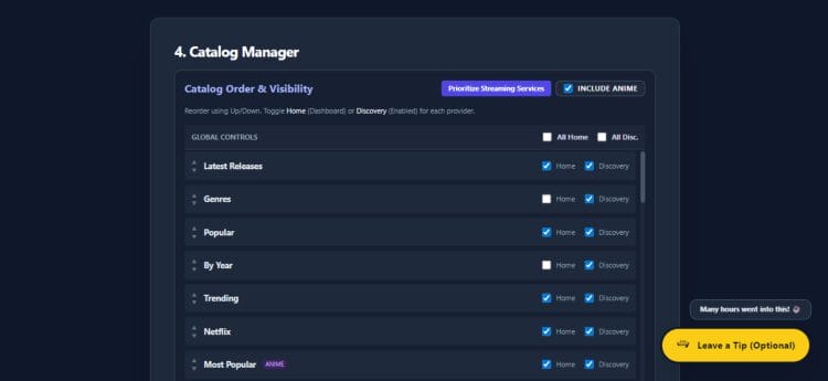 adjust catalog manager