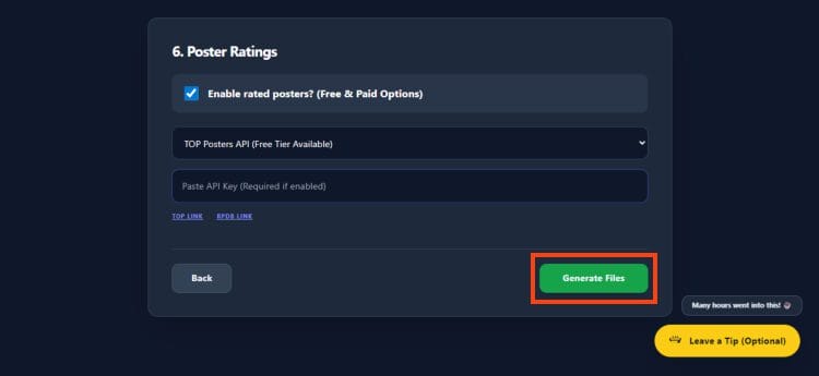 enable poster ratings