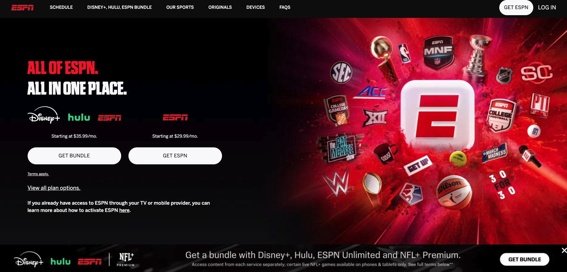 ESPN Select Website
