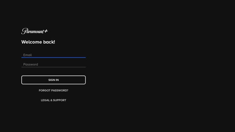 Enter your login credentials.