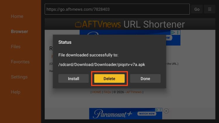 select delete