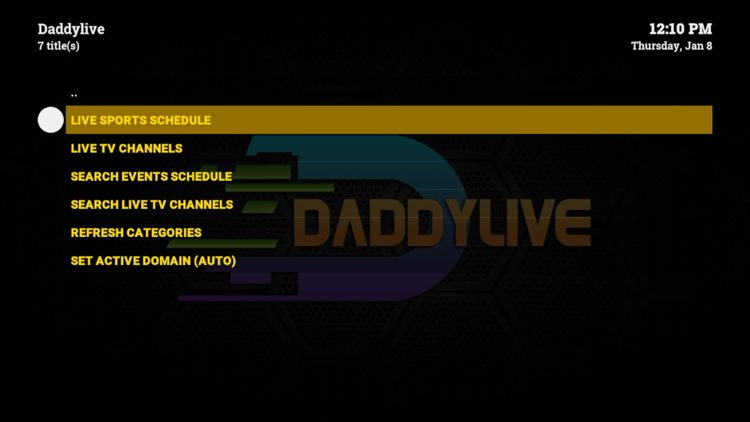 Live TV & Sports