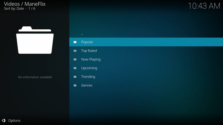 Movies Subcategories