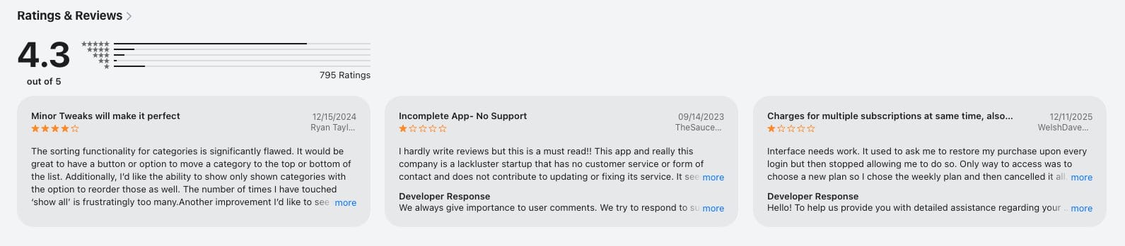 Opus IPTV App Store Reviews